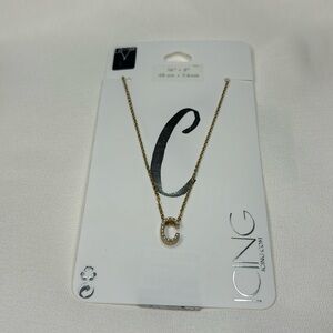 Icing C Necklace Gold
